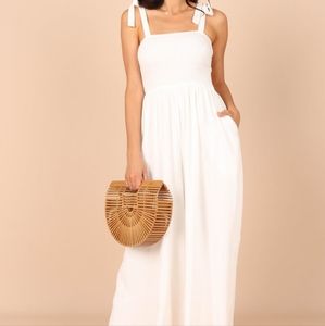 Petal and Pup - Miles Wide Leg Jumpsuit, s, white